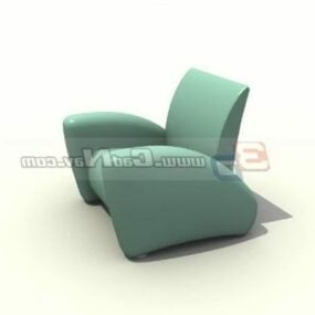 Meubles de fauteuil de canapé de sol modèle 3D