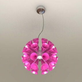 Living Room Flower Ball Chandelier 3d model