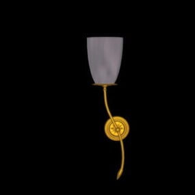 โคมไฟติดผนังสไตล์ดอกไม้แบบ 3 มิติ