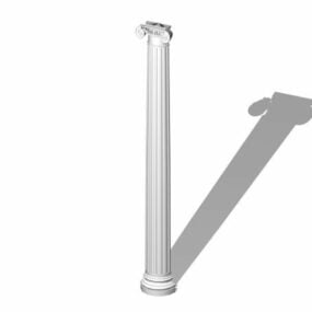 ローマのコリント式柱 3D モデル