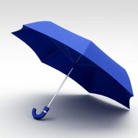 홈 접는 우산 3d 모델