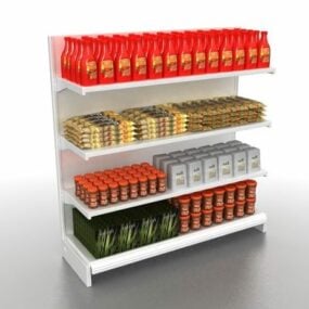 食品储藏架3d模型