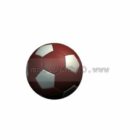Hnědý fotbalový míč