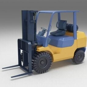 Blue Forklift 3d malli