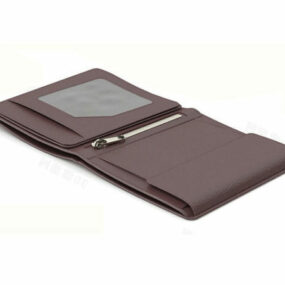 Fashion Fossil Trifold Wallet 3d model