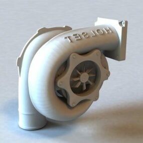 Machine Part דגם 3D Francis Turbine