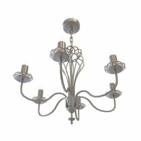 French Home Country Chandelier 3d model