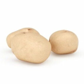 Fresh Potato Vegetable 3d model