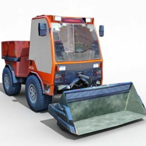 Industrial Front Loader Excavator 3d model