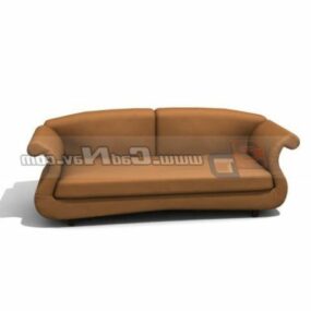 Living Room Cushion Couch Design 3d model