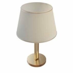 Матова бронзова настільна лампа для дому 3d модель