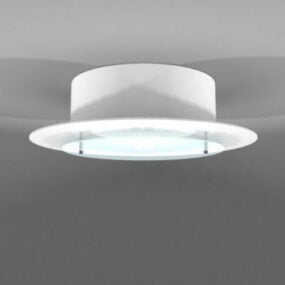 Lámpara de techo para el hogar de vidrio esmerilado modelo 3d