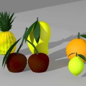 Nature Fruits Collection 3d model