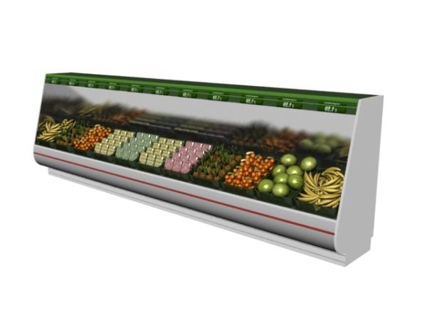 Shop Fruit Vegetable Food Display Freezer