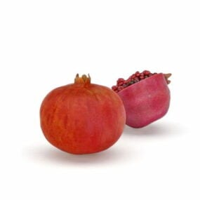 3д модель фруктов Punica Granatum