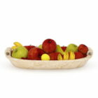 Food Fruits Marble Plate