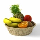 Fruits Pck In Woven Basket