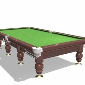 طاولة سنوكر رياضية كاملة الحجم نموذج ثلاثي الأبعاد