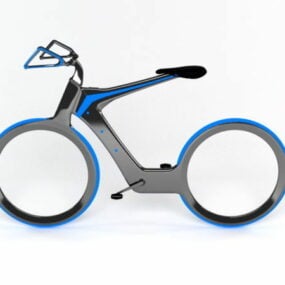 Tulevaisuuden polkupyörän 3d-malli