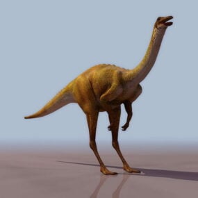 Modello 3d del dinosauro Gallimimus Bullatus