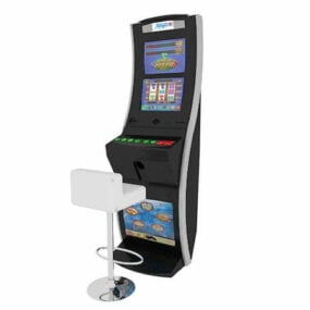 Glücksspiel-Spielautomat 3D-Modell