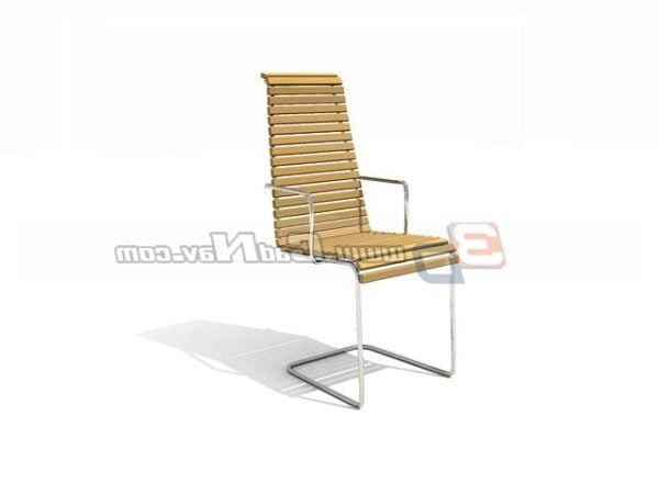 Garden Lounge Chair Bamboo Material Free 3ds Max Model 3ds