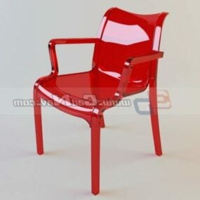 Plastic Leisure Chair Outdoor 3d model
