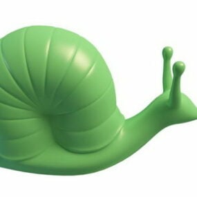 Outdoor Snail Statue 3d model
