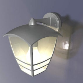 Lampu Tempat Lilin Lengan Melengkung model 3d