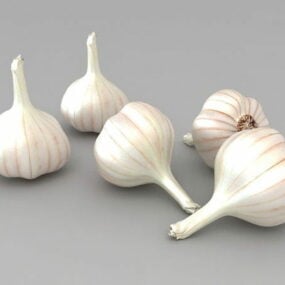 Garlic Cloves 3d model