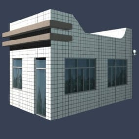 ゲートハウスエントランスデザイン3Dモデル