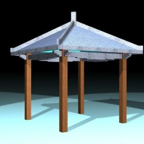 Alter Pavillon für Zuhause 3D-Modell