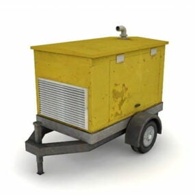 Generator Trailer Vehicle 3d model