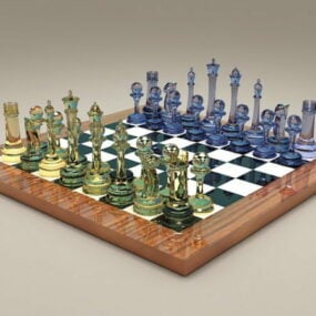 शतरंज टेबल 3डी मॉडल