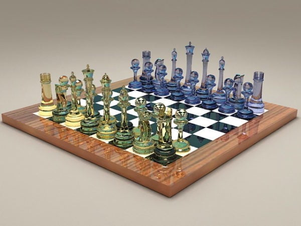 Conjunto de xadrez de madeira Modelo 3D $39 - .fbx .max .ma .obj - Free3D