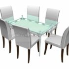 Glass Dining Table Chairs