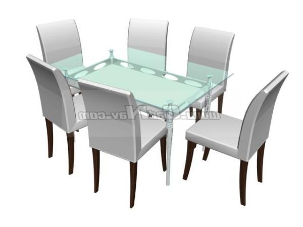Glass Dining Table Chairs