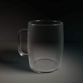 Keittiölasillinen juomakuppi 3d-malli