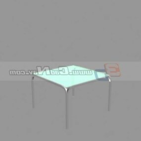 Malý skleněný čajový stolek 3D model
