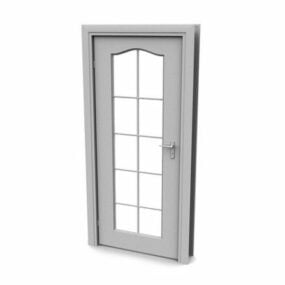 Móveis de porta de vidro para banheiro modelo 3d