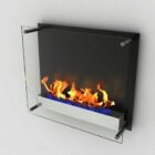 Glass Ethanol Fireplace Modern Design