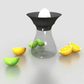 玻璃手动榨汁机工具3d模型