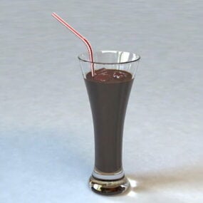 Drink Glas Cola 3d-model