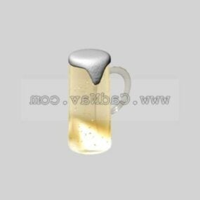 Drink Glass Of Beer 3d model