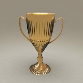 Golden Cup Trophy 3d-model