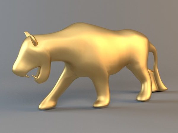 Статуя Золотая Пантера