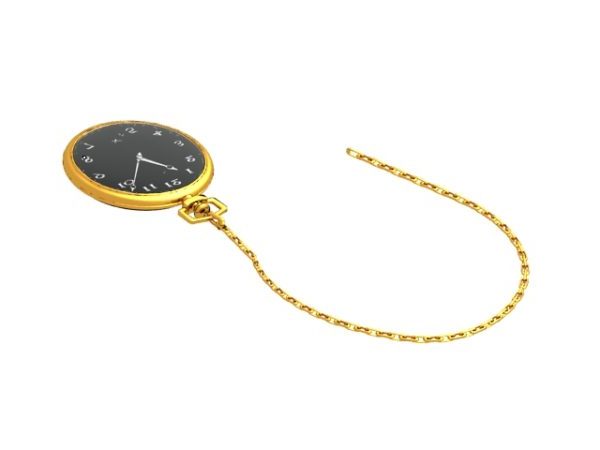 Jewelry Gold Pocket Watch