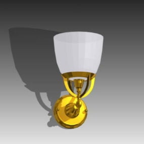 Hemmöbler Guld Vägglampa 3d-modell