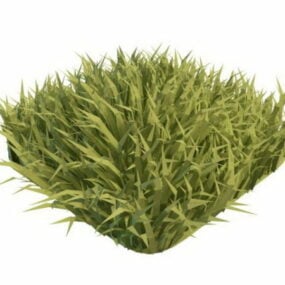 Morceau d'herbe réaliste modèle 3D