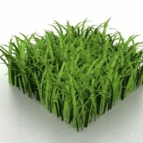 High Grass Pieces 3d model